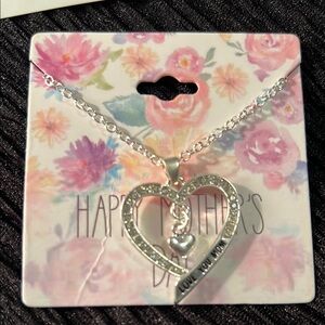 3/$15 Silver Heart Pendant Necklace